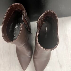 Aldo Brown Ankle Booties with Sleek Design